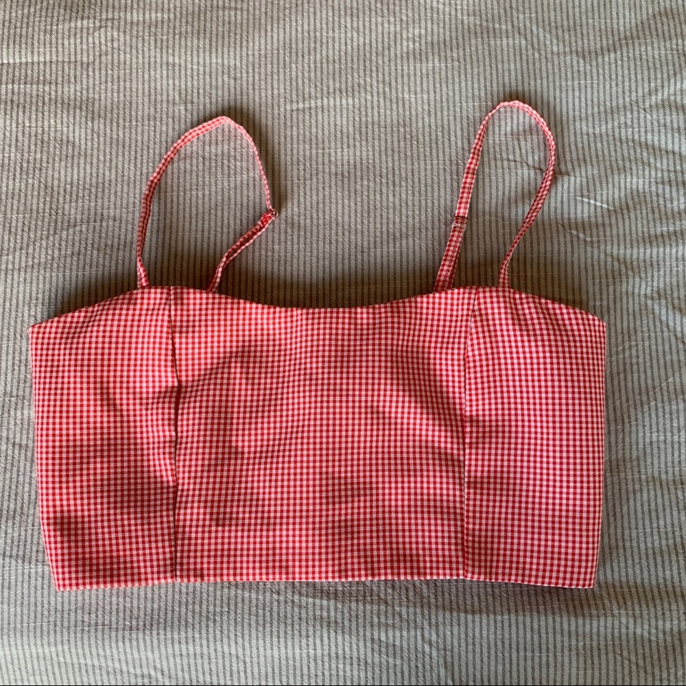 Brandy gingham top